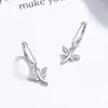 Pendientes de libélula para mujer plata de ley 925 estilo nuevo diseño personalizado pendientes de libélula de moda estilo ins joyería de oreja elegante