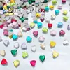 5*5mm Corazón de Melocotón Popular Joyería para Uñas Corazón Planos Base Corazón de Melocotón Diamante Brillante Mini Corazón Forma de Corazón Diamante para Uñas de Dedo Artesanía DIY Venta al por Mayor