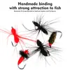 Anzuelos para Moscas de Pesca, Señuelos Micro-Mosquito y Hormiga, Cebo Artificial para Pesca, Anzuelos Micro para Pesca con Mosca, Señuelo Cebo Biométrico