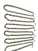 Moda Transfronteriza Europea y Americana Personalidad Forma de Hoja Fresca Diamante Marquise Collar Clavícula Diseño de Nicho Colgante de Diamante Colorido para Mujeres Exquisito