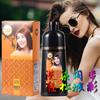 Champú Tinte para Cabello Macino Tinte para Cabello en Burbujas Planta Tres en Uno No Pegajoso al Cuero Cabelludo Negro Natural Cubriendo Canas