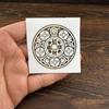 Pegatina para Teléfono Móvil para la Buena Suerte en el Año Nuevo, Pegatina Adhesiva de Regalo para la Funda del Teléfono, Tarjeta de Imitación Oro para Atraer Riqueza y Prosperidad