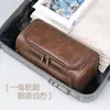 Bolsa de Cosméticos Grande Capacidade Masculina Transfronteiriça Europeia e Americana, Bolsa Portátil de Armazenamento para Artigos de Higiene Pessoal de Viagem com Compartimentos