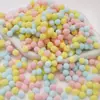 Poliéster Color Alta Elasticidad Pompon Bola de Felpa Pequeña Niños de Jardín de Infancia DIY Decoración Hecha a Mano Material Accesorios Pompon Pequeño