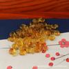 Lingote de vidrio, lingote de oro, cristal artificial amarillo, decoración de cristal, adornos de escritorio para sala de estar, tarro de arroz, decoración de cornucopia