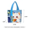 Nova Moda Desenho Animado Bolsa de Lona Grossa Bolsa de Ombro Bolsa de Estudante Bolsa de Armazenamento para Viagem de Primavera Bolsa de Lona Ins