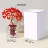 Árvore de Cristal Natural Citrino Árvore da Fortuna Cornucópia Base para Chá/Charuto Árvore do Dinheiro Enfeites da Fortuna para Casa/Escritório