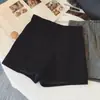 Pantalones cortos de lana para mujer primavera 2024 Nuevos pantalones de pierna ancha de cintura alta holgados tipo bootcut suit pantalones casuales estilo coreano