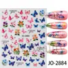 Beleza Total Transfronteiriça Novos Adesivos de Nail Art Primavera e Verão Borboleta Borboleta Multicolorida Flor Adesivos de Nail Art