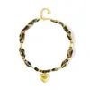 Amazon Collar de Lazo Europeo y Americano Collar con Colgante en Forma de Corazón Elegante de Moda Joyería Regalo de Vacaciones