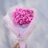 Mini ramo de gypsophila exquisito, hecho a mano, flores secas para coche, rosa eterna, regalo de bricolaje, decoración de regalo de mano