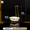 Suporte Especial para Colher de Sopa de Hotel de Luxo Suporte para Colher Masculino Suporte para Escorredor de Panela Quente Comercial Suporte para Colher de Aço Inoxidável Espessado Dourado