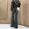 Calça Jeans Sab Feminina 2025 Nova Corte em Pera plus size gordinha Cintura Alta Solta Emagrecimento Perna Larga Estreita