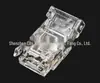 Conector sem Solda para Fita de LED Cob 8mm Conector de Fita de Luz Mini Fivela de Cristal Transparente Sem Sombreamento