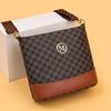 Novas Bolsas Femininas, Bolsas Femininas Estampadas de Alta Moda, Bolsas de Ombro Retrô Europeias e Americanas, Bolsas Transversais Versáteis de Grande Capacidade