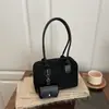 Estilo Coreano Tendência Inverno 2026 Nova Moda Retrô Versátil Simples Casual Textura Fosca Bolsa de Ombro Bolsa Transversal