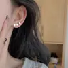 Pendientes de tres estrellas 2022, nuevos, elegantes y a la moda, ideales para celebridades. Diseño exclusivo para mujer. Pendientes sencillos que combinan con todo.