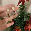Serie de Pendientes de Navidad 2025 Otoño e Invierno Nuevos Pendientes de Árbol de Navidad Estrella Pendientes Pendientes de Moda Populares de Gama Alta