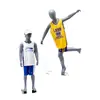 Adereços de Modelo Esportivo Infantil, Manequins, Figuras de Boneco para Corrida, Suportes de Exibição de Modelos de Roupas Infantis para Lojas de Roupas, Modelos Juvenis de Corpo Inteiro