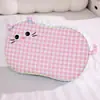 Almohada de Espuma Viscoelástica con Rejilla de Burbujas para Gato, Linda Historieta de Barriga de Gato, Habitación de Estudiante, Habitación Infantil, Almohada para Dormir