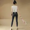 Chaleco de Yoga Transpirable Holgado para Mujer, Top sin Mangas de Secado Rápido con Cuello Redondo, Chaleco para Fitness y Running, Ropa de Entrenamiento