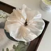 Scrunchie de Organza Sedoso Estilo Coreano Super Fada para Mulheres Laço de Cabelo com Sensação de Alto Padrão Corda de Cabelo com Temperamento Fashion Acessório de Cabelo