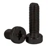 Acero inoxidable 304, zincado negro, cabeza de cruz, cabeza delgada, tornillos cilíndricos, que cumplen con el estándar nacional GB822, tornillos cilíndricos, tamaños m2, m3, m4, m6, m8