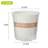 Maceta de rábano verde perezosa absorción automática de agua doble capa plástico maceta interior balcón sin agua transparente almacenamiento de agua maceta galón