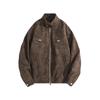 Otoño e Invierno 2025 Nueva Chaqueta Cárdigan con Cremallera de Cuero PU para Hombre Moda de Marca Trendy Guapo Chaqueta Juvenil Hombre