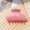 Novo Acessório de Cabelo Chinês Estilo Coreano com Toque de Luxo, Presilha Grande de Acetato para Cabelos Grossos, Presilha Tiburón Feminina para a Parte de Trás da Cabeça