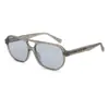 Gafas de sol Retro de Doble Puente de Estilo Nuevo Europeo y Americano Transfronterizas para Hombre, Gafas de Sol de Moda para Mujer, Gafas de Sol de Marco Grande de Alta Gama