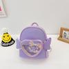 Atacado 2026 Mochila Escolar para Jardim de Infância Novo Estilo Lantejoula Coração Laço Mochila Fofa Princesa Transparente Mochila