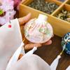 [Qian Li] Saquito de Mediados de Otoño Saquito Bordado Bolsa Vacía Saquito de Conejo de Jade Colgante Antiguo Hanfu de Año Nuevo Venta al por Mayor