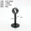 Assento de passagem média em aço inoxidável 25x100mm assento de tubo com flange barra de toalha haste de suspensão para cozinha haste de cortina haste de cortina de chuveiro assento