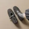 Zapatos Mary Jane cálidos para mujer con forro de polar para otoño e invierno, nuevo estilo 2026, con polar añadido, moño, punta cuadrada y detalle de hebilla