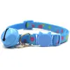 Collar para Gato con Hebilla de Color y Cascabel Collar de Caramelo Corazón de Melocotón Amor Collar para Mascota Gato Collar Collar Cuello