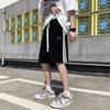 Pantalones cortos de baloncesto para hombre, estilo americano, de verano, finos, holgados, informales, de marca de moda, de calle, de talla grande, pantalones deportivos de talla grande
