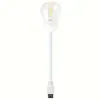 Lâmpada Recarregável Economizadora de Energia, Tubo Flexível USB, Luminária de Mesa Dobrável com Filamento de Tungstênio, Lâmpada de Estudo para Proteção dos Olhos, Luz Ambiente Ajustável