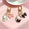 Llavero de gatito lindo Colgante creativo Regalo Nuevo Transfronterizo Colgante de mochila de metal Colgante de auriculares