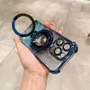 Funda protectora para teléfono móvil Apple 16 con cuatro esquinas resistente a caídas y soporte magnético para iPhone 15 Super Airbag 14pro.