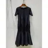 Vestido plisado Vestido largo para mujer Temperamento Sentido de alta gama Verano Nuevo Miyake Vestido Flor de capullo francesa Huffy Dress Mayoreo