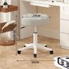 Silla giratoria para barbería, Taburete para salón de peluquería, Taburete especial para peluquería con ruedas, Taburete de altura ajustable, Taburete bajo ajustable para uso doméstico