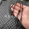 Cuerda para colgante de jade ágata roja cuentas celestes cuerda para colgante cuentas redondas verdes collar colgante cuentas redondas amarillas ajustable Cuerda de jade