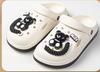 Celebridade da Internet Urso Fofo Desenho Animado Sapatos com Furos Confortáveis para Uso Interno e Externo Sapatos de Praia para Casais Sandálias Esportivas para Viagem e Fotos