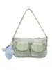 Bolsa Xadrez Atacado, Bolsa Transversal Fashion e Fofa 2025 Nova Primavera Fresca Estilo College Pequena Quadrada de Ombro
