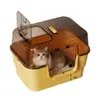 Caixa de Areia para Gatos Extra Grande Totalmente Fechada com Tampa, Vaso Sanitário para Gatos com Esterilização UV, Suprimentos para Animais de Estimação da Fábrica de Origem