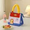 Bolsa para Bento de Casita Linda Bolsa para Lonchera Bolsa para Lonchera de Oficinista Estudiante Bolsa para Bento Bolsa para Lonchera Manual de Gran Capacidad