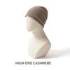 Ano novo chapéu de caxemira das mulheres outono e inverno cor sólida all-match chapéu de malha chapéu de lã pulôver toe cap pilha chapéu