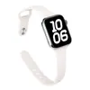 Pulseira de Silicone para Relógio Compatível com Apple iWatch Fivela Invertida S11 Cintura Fina Clássico S10 Modelo Fino 987 Cor Sólida