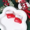 Nuevo broche navideño de peluche, muñeco de Papá Noel, muñeco de nieve, alce, cabeza de dibujos animados, bolso, zapatos, accesorios de decoración